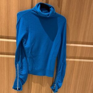 Sies Marjan Vibrant Blue Cowl Neck Sweater
